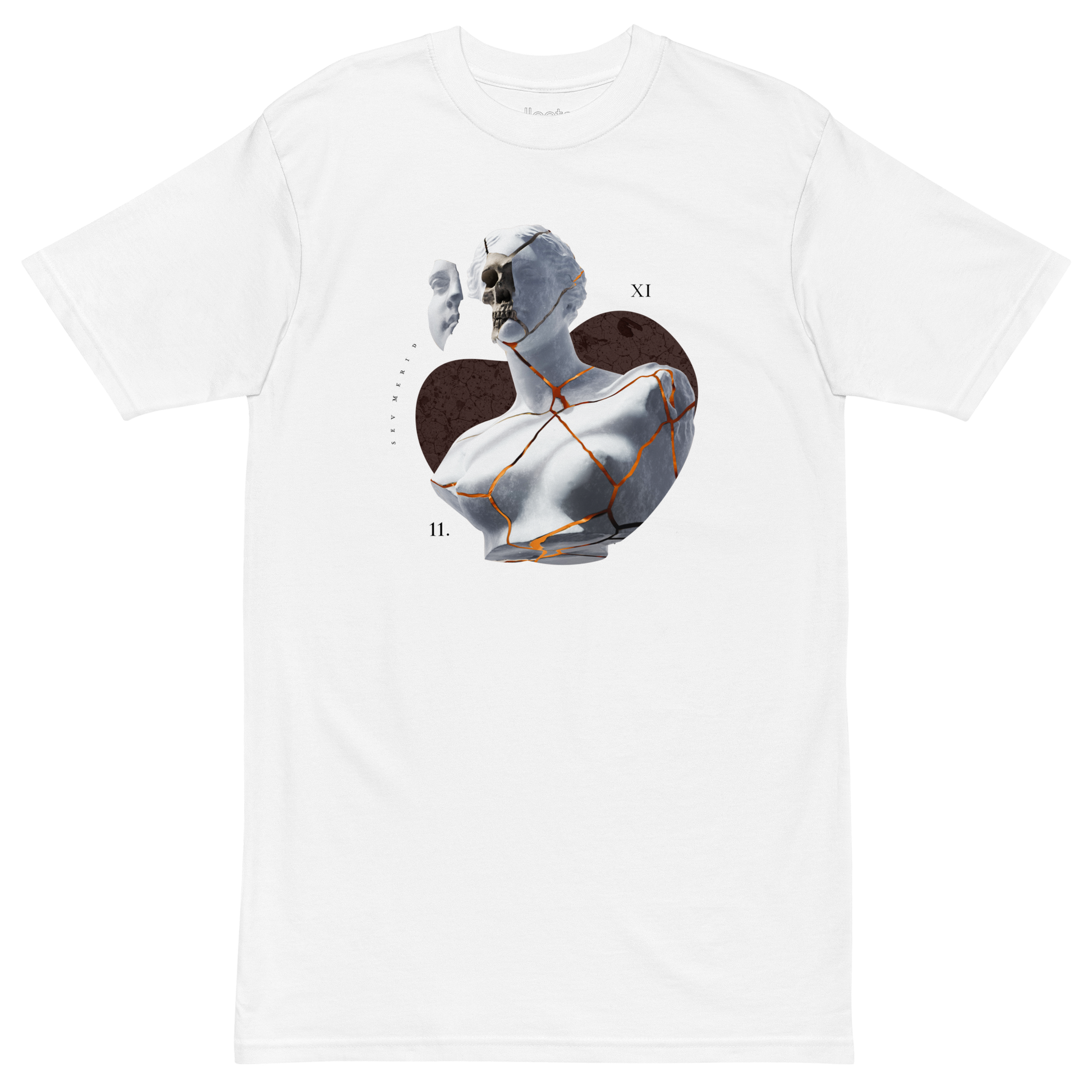 Broken Statue Premium Heavyweight Tee - Collected Vibes