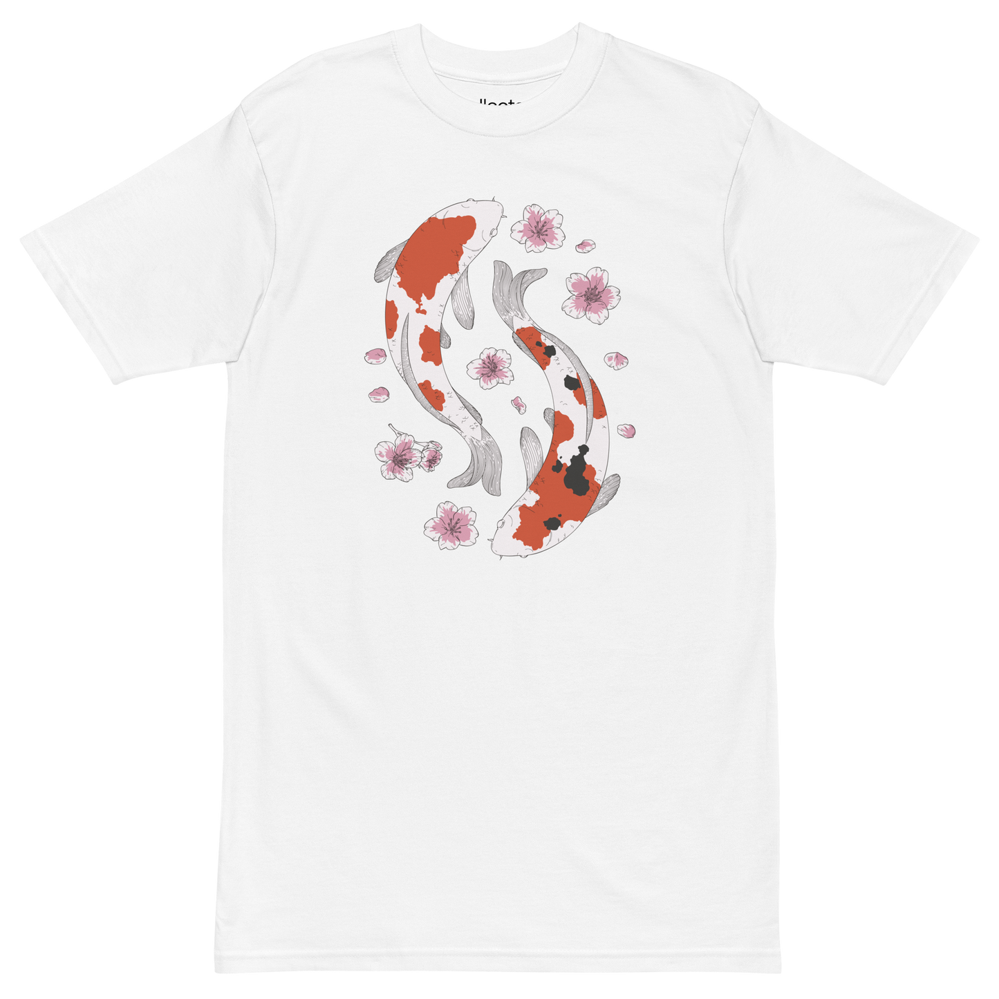 Koi Nishikigoi Fish Heavyweight Tee - Collected Vibes