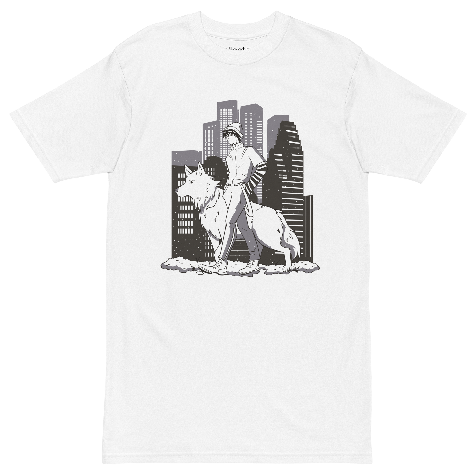 Boy with Wolf Heavyweight Tee - Collected Vibes