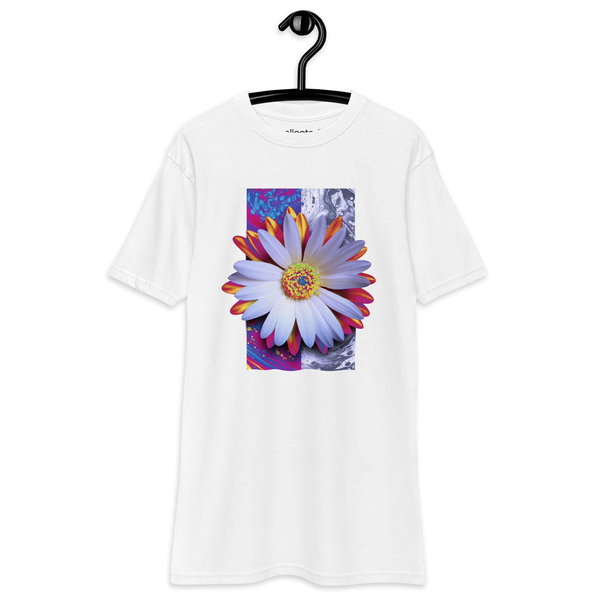 Holographic Flower Heavyweight Tee - Collected Vibes