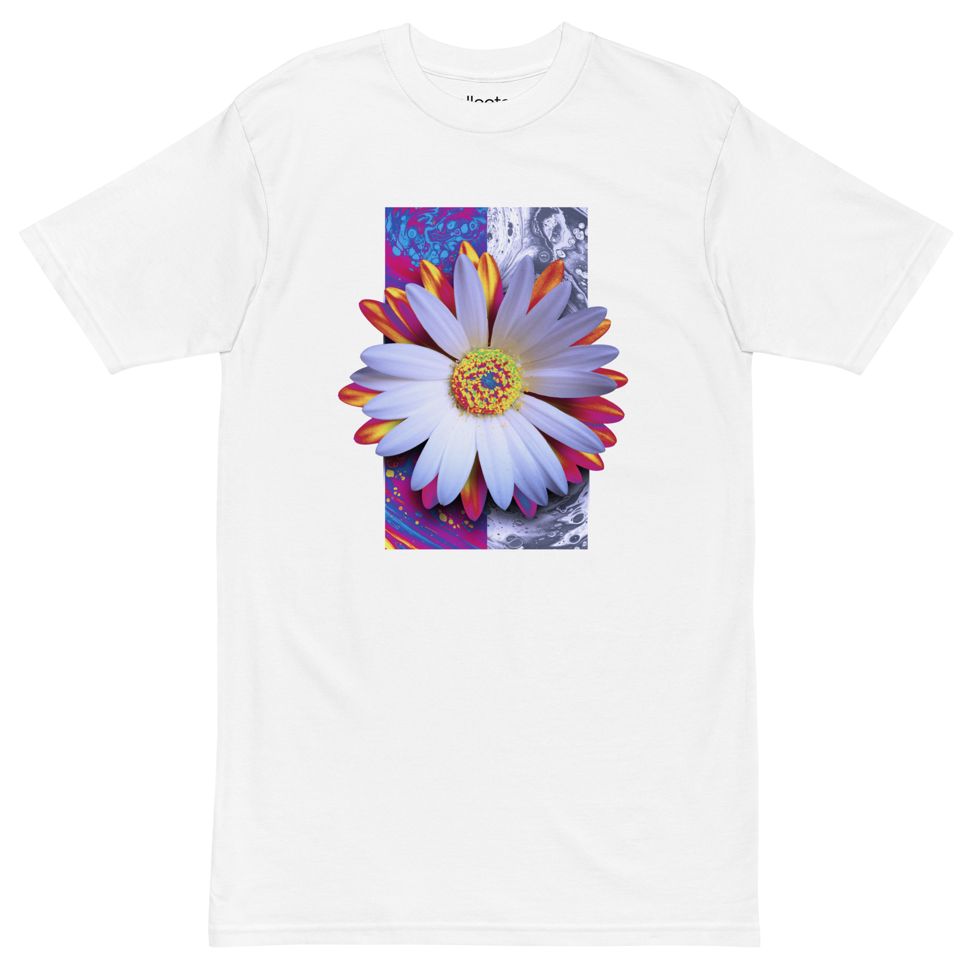 Holographic Flower Heavyweight Tee - Collected Vibes