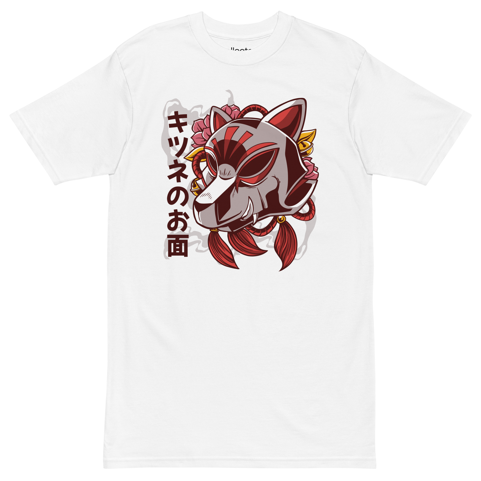 Kitsune Fox Mask Heavyweight Tee - Collected Vibes