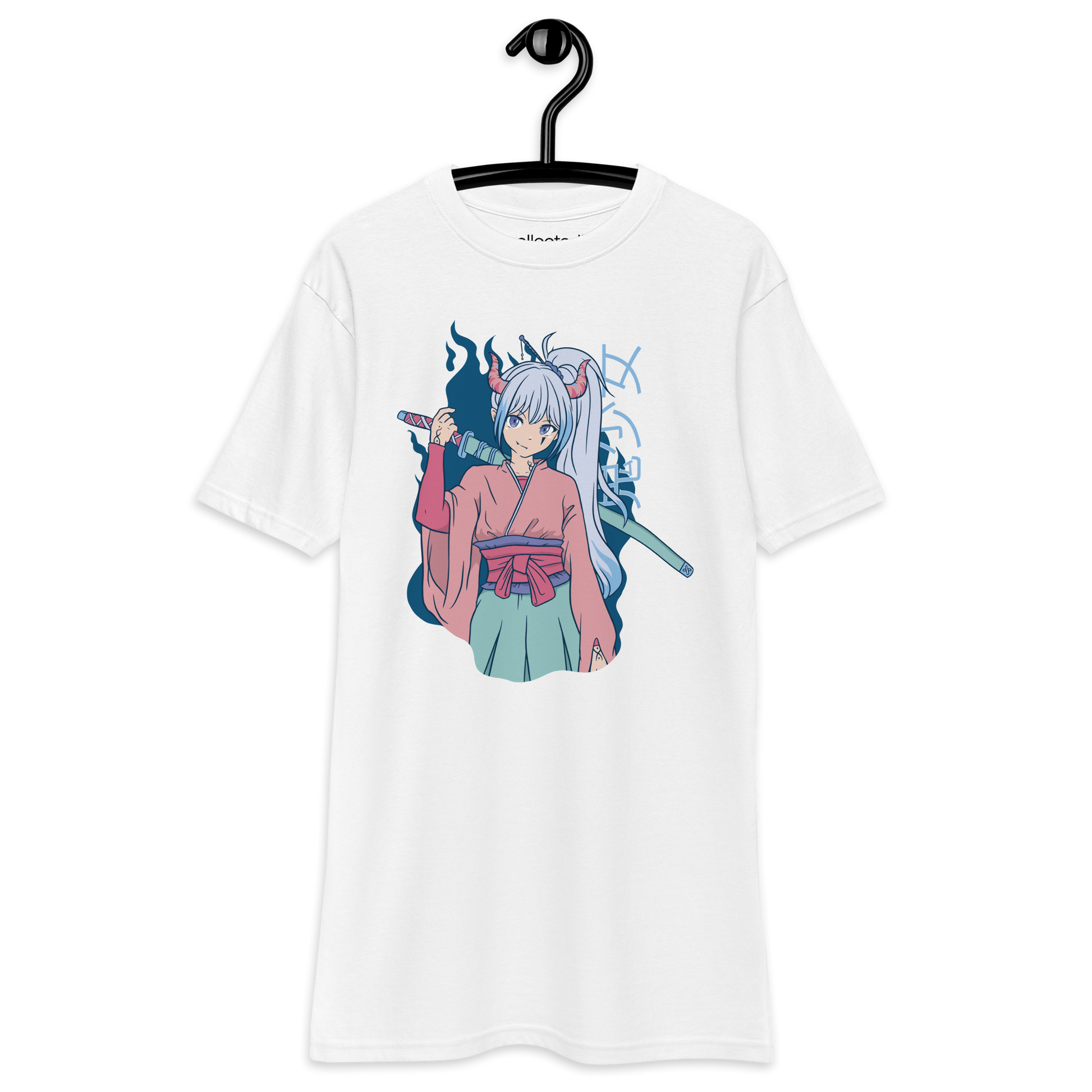 Girl with Katana Heavyweight Tee - Collected Vibes
