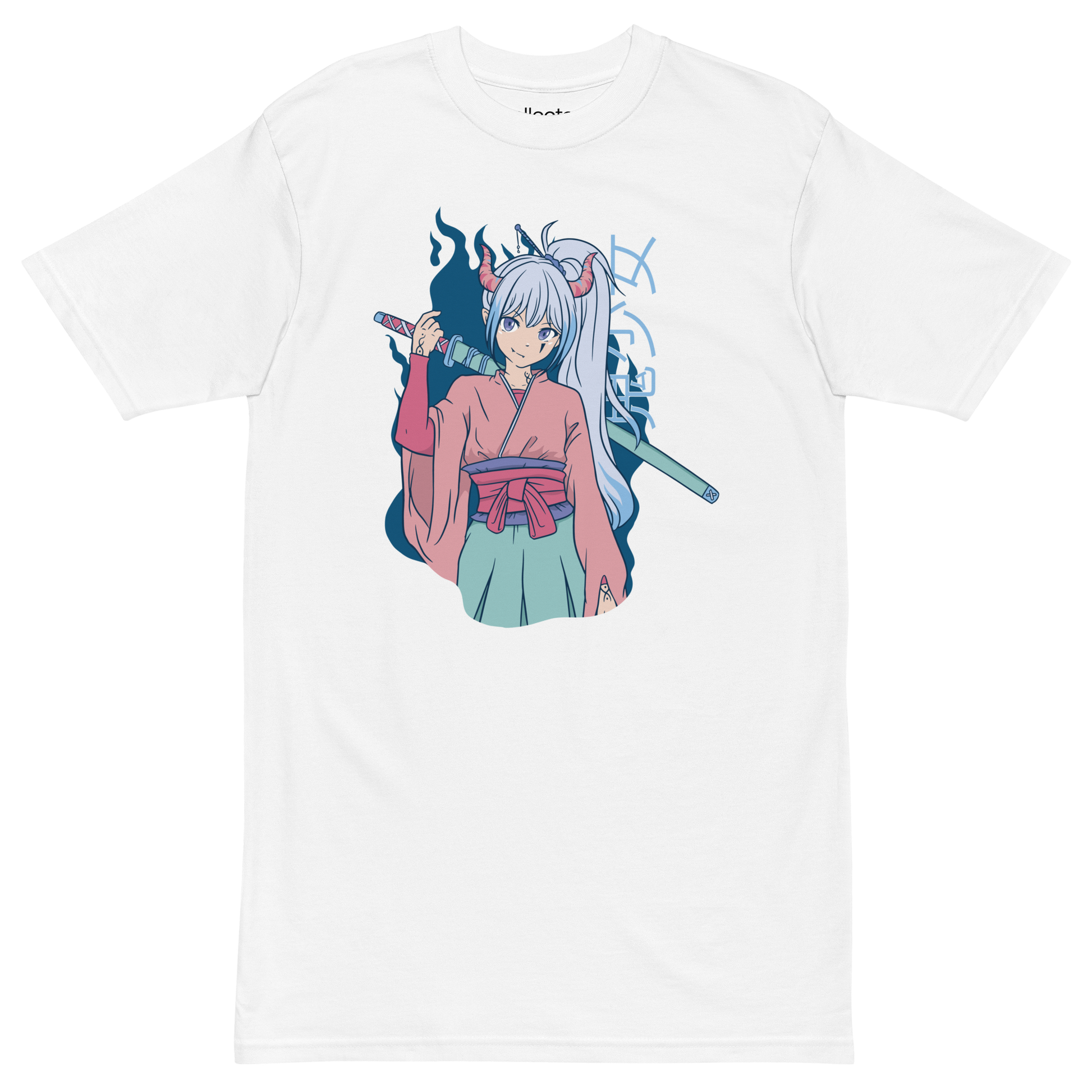 Girl with Katana Heavyweight Tee - Collected Vibes