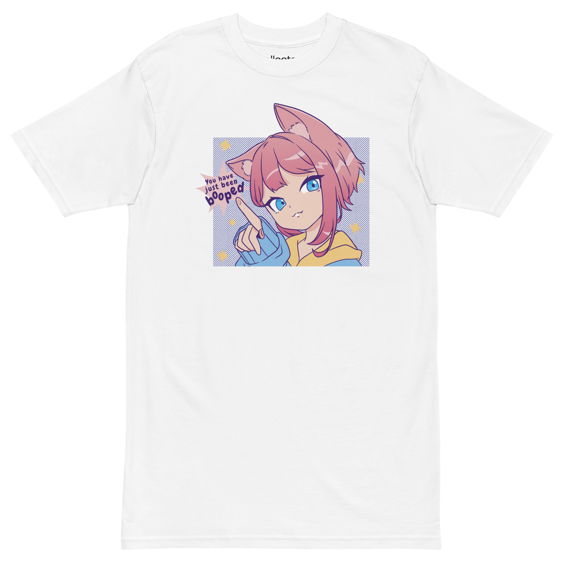 Booped by a Girl Heavyweight Tee - Collected Vibes