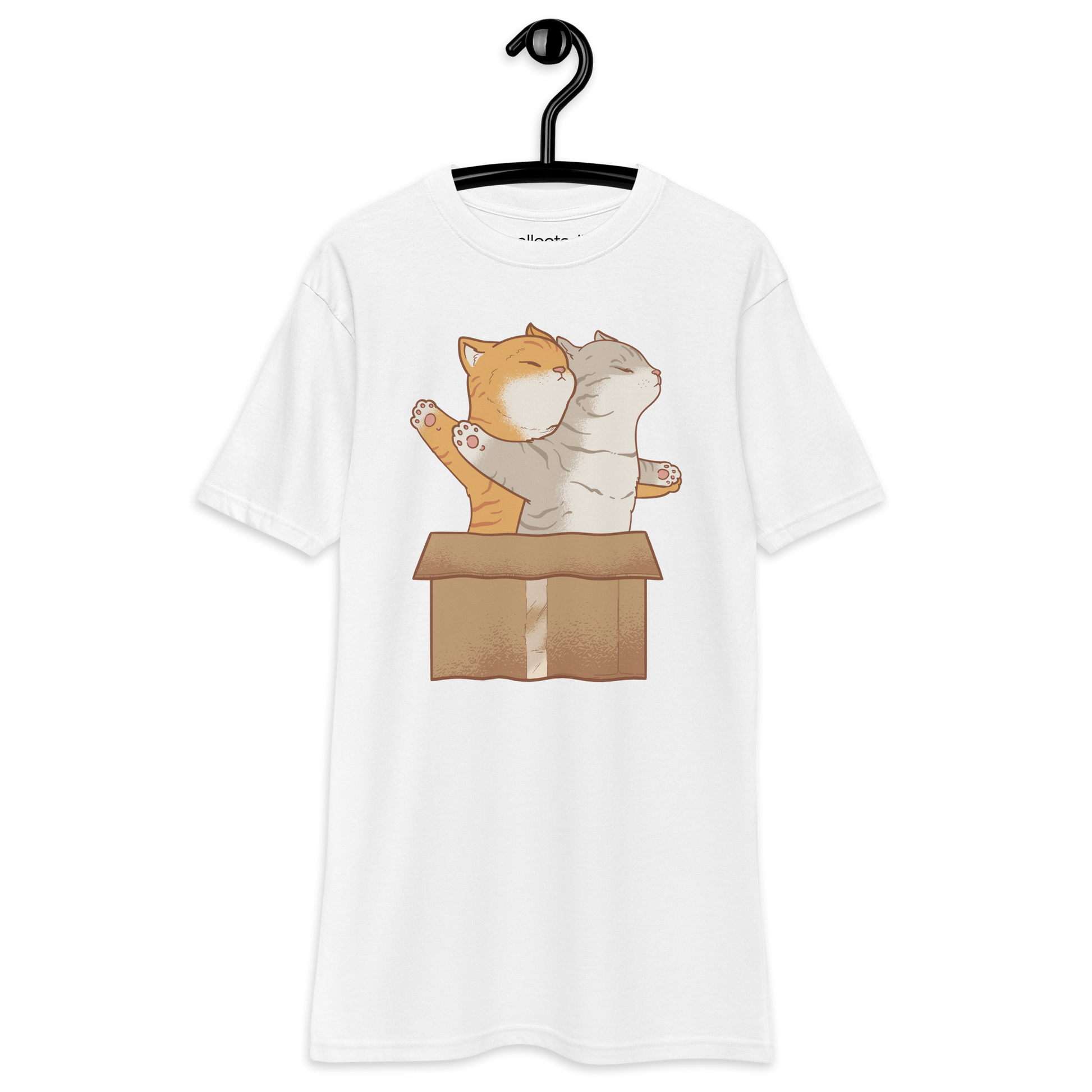 Cute Titanic Cats Heavyweight Tee - Collected Vibes