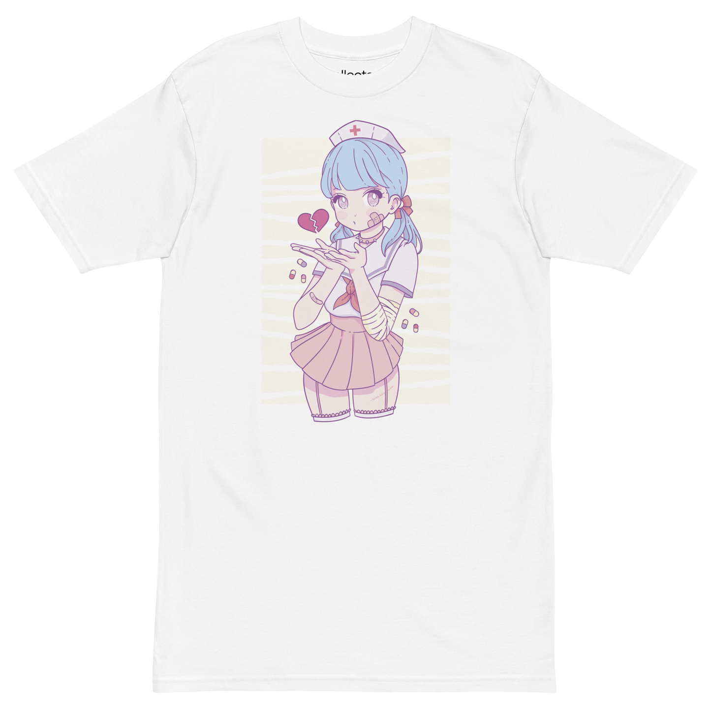 Nurse with broken Heart Heavyweight Tee - Collected Vibes