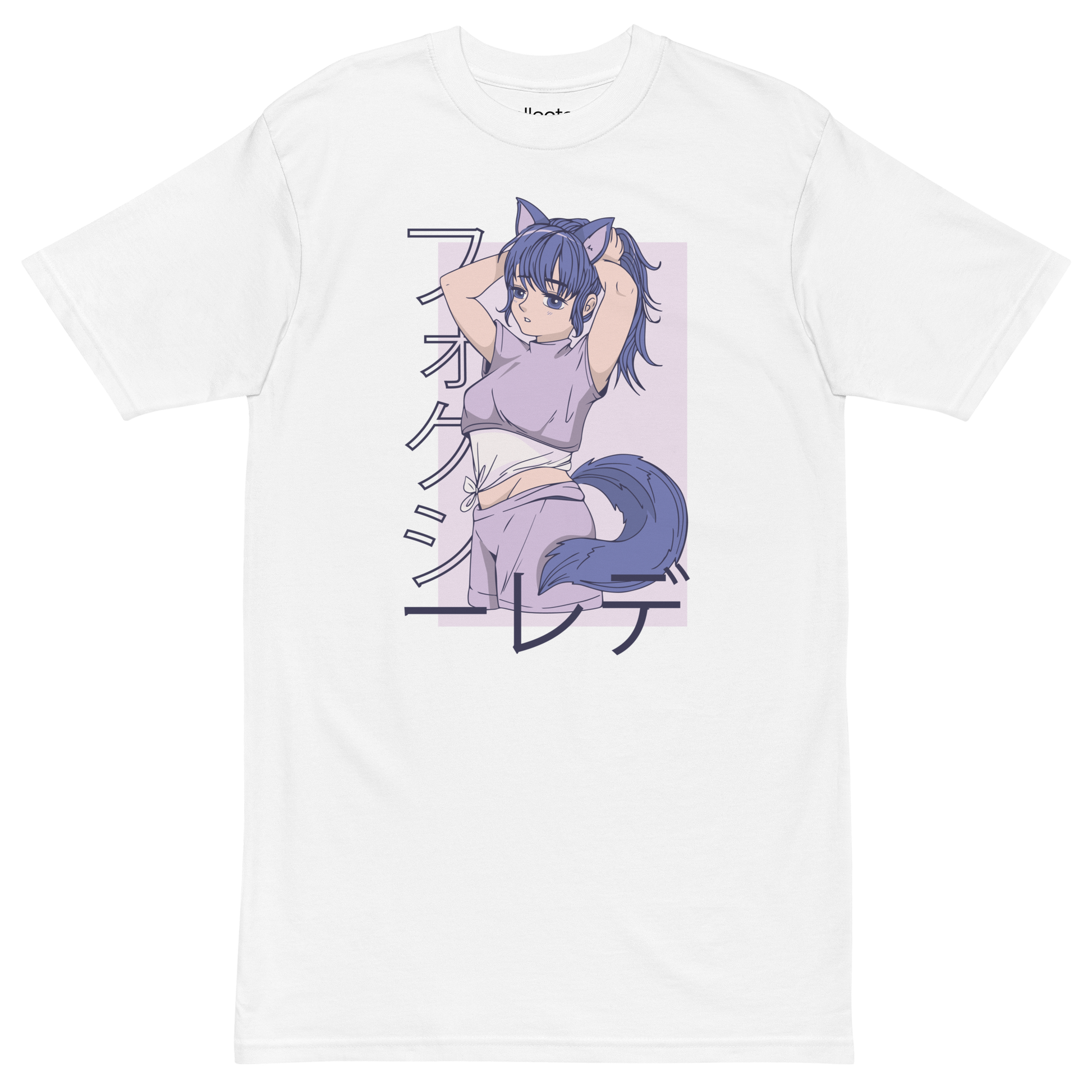 Sleepless Fox Girl Heavyweight Tee - Collected Vibes