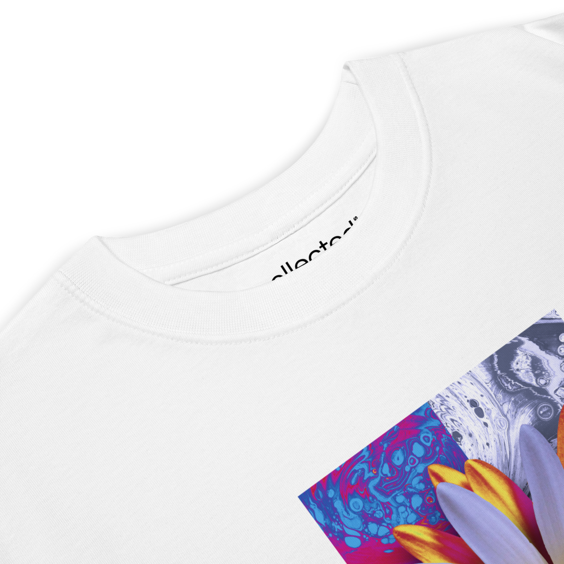 Holographic Flower Heavyweight Tee - Collected Vibes
