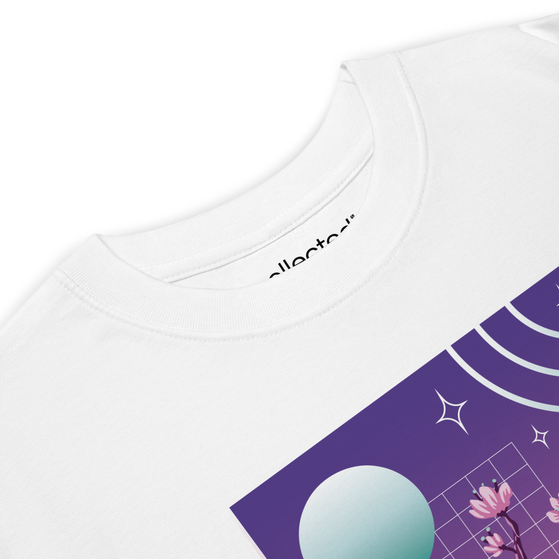 Vaporwave Tree Heavyweight Tee - Collected Vibes
