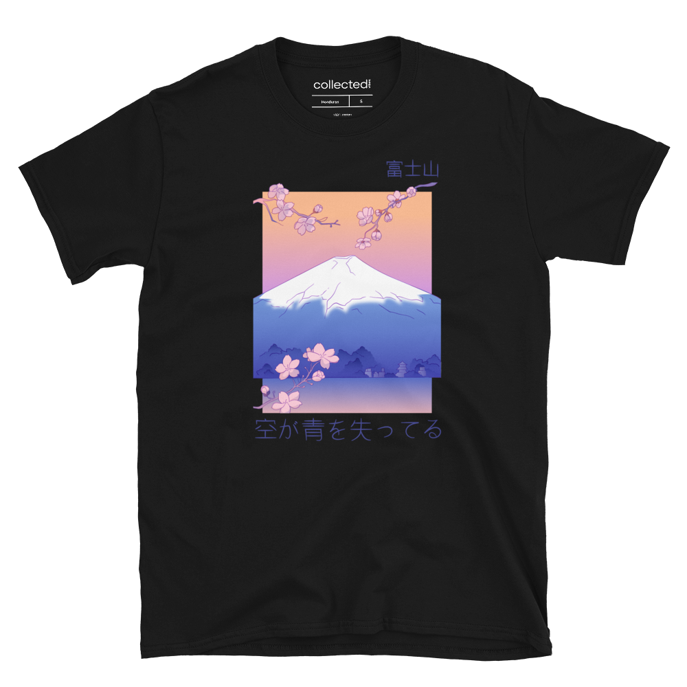Vaporwave Mountain Unisex T-Shirt - Collected Vibes
