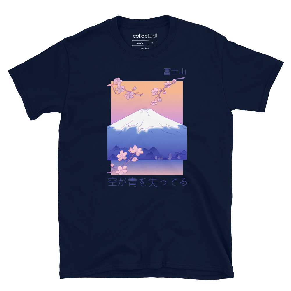 Vaporwave Mountain Unisex T-Shirt - Collected Vibes