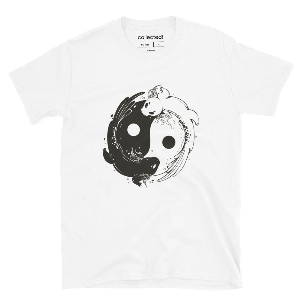 Axolotl YingYang Unisex T-Shirt - Collected Vibes