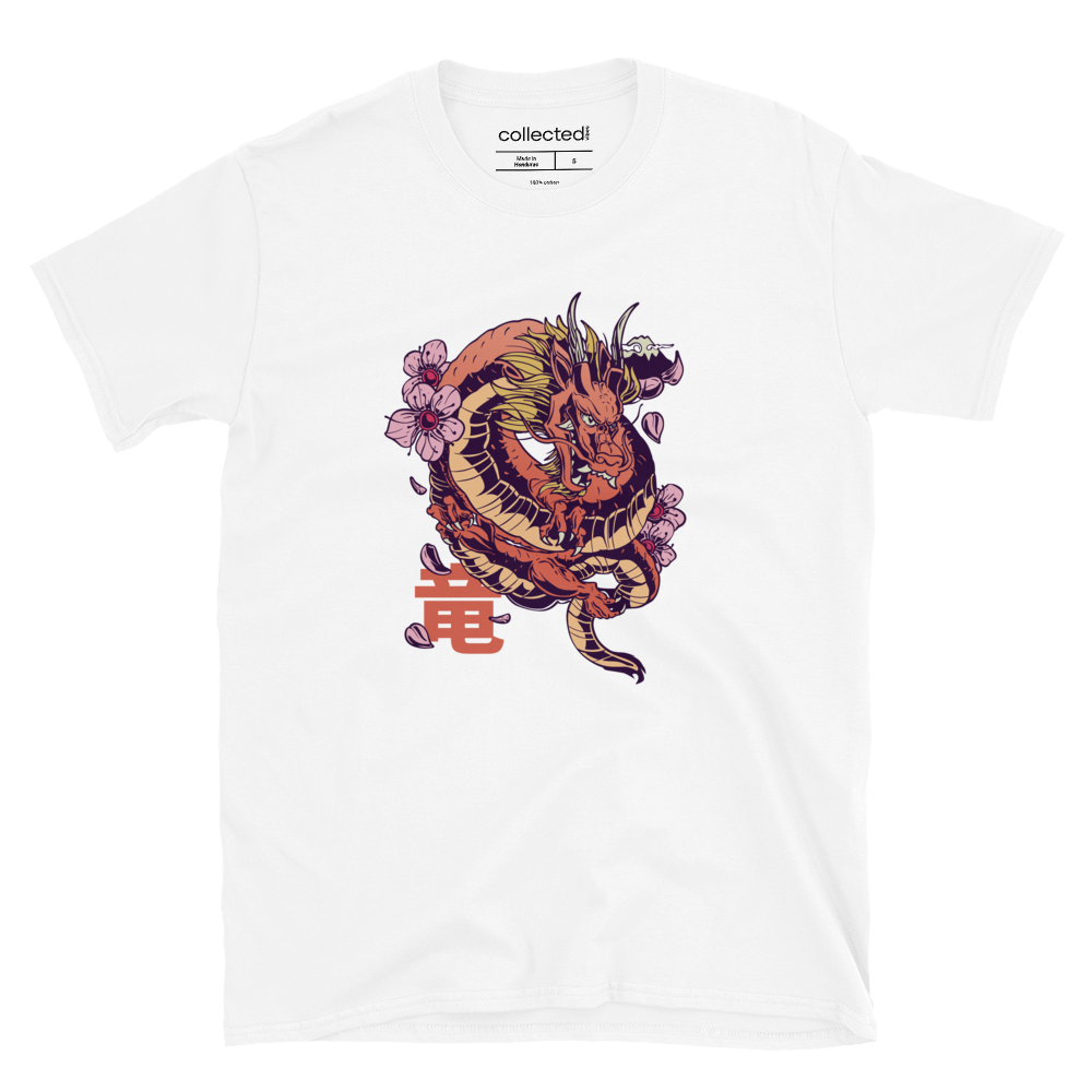 Sakura Dragon Unisex T-Shirt - Collected Vibes