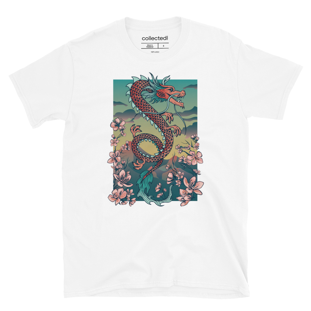 Sakura Dragon v2 Unisex T-Shirt - Collected Vibes